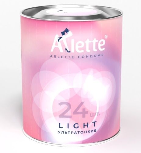 Ультратонкие презервативы Arlette Light - 24 шт. - Arlette - купить с доставкой в Элисте