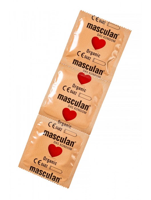 Экологически чистые презервативы Masculan Organic - 3 шт. - Masculan - купить с доставкой в Элисте