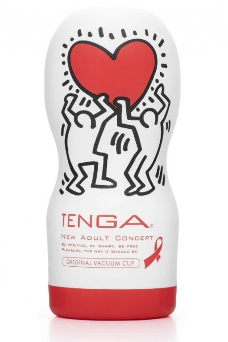 Мастурбатор Keith Haring Cup Deep Throat - Tenga - в Элисте купить с доставкой