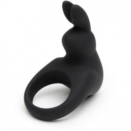 Черное эрекционное виброкольцо Happy Rabbit Rechargeable Rabbit Cock Ring - Happy Rabbit - в Элисте купить с доставкой