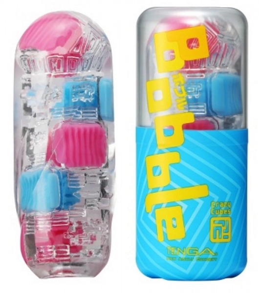 Мастурбатор Tenga Bobble Crazy Cubes - Tenga - в Элисте купить с доставкой