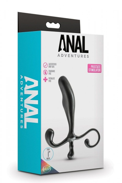 Черный стимулятор простаты Prostate Stimulator - 12,7 см. - Blush Novelties - в Элисте купить с доставкой