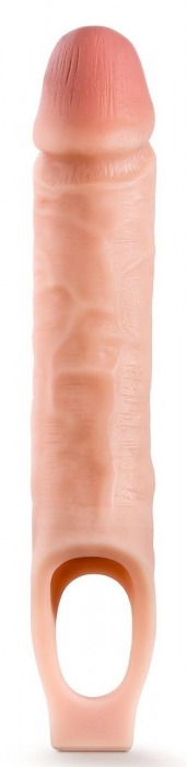 Телесная насадка на пенис 10 Inch Cock Sheath Extender - 25 см. - Blush Novelties - в Элисте купить с доставкой