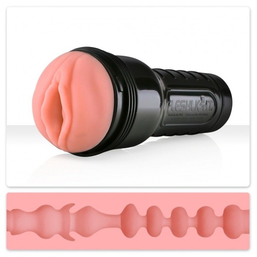 Мастурбатор-вагина Fleshlight - Pink Lady Mini-Lotus - Fleshlight - в Элисте купить с доставкой