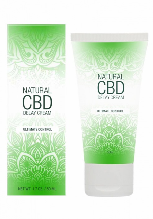 Крем-пролонгатор Natural CBD Delay Cream - 50 мл. - Shots Media BV - купить с доставкой в Элисте