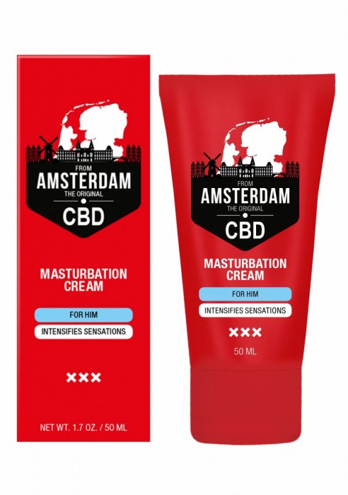 Крем для мастурбации для мужчин CBD from Amsterdam Masturbation Cream For Him - 50 мл. - Shots Media BV - купить с доставкой в Элисте