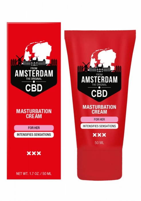 Крем для мастурбации для женщин CBD from Amsterdam Masturbation Cream For Her - 50 мл. - Shots Media BV - купить с доставкой в Элисте