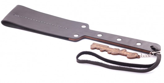 Гладкий мягкий удлиненный пэддл с заклепками - 32 см. - Crazy Handmade - купить с доставкой в Элисте