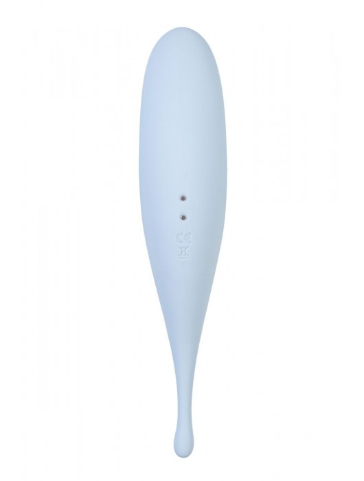 Голубой вакуум-волновой стимулятор клитора Satisfyer Twirling Pro - Satisfyer