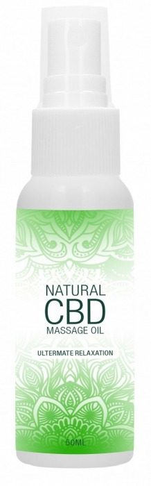 Массажное масло Natural CBD Massage Oil - 50 мл. - Shots Media BV - купить с доставкой в Элисте