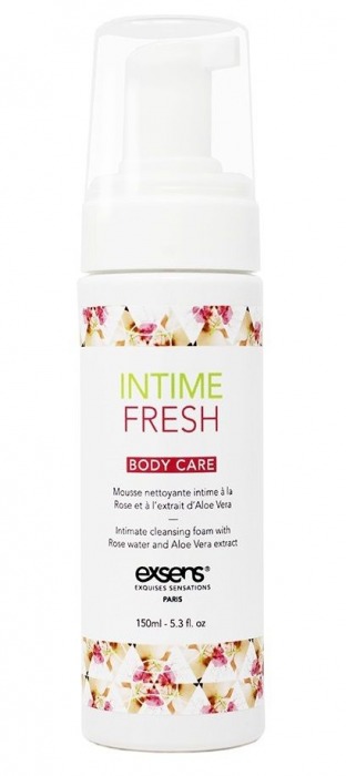 Органическая интимная очищающая пенка Intime Fresh - 150 мл. - Exsens - купить с доставкой в Элисте