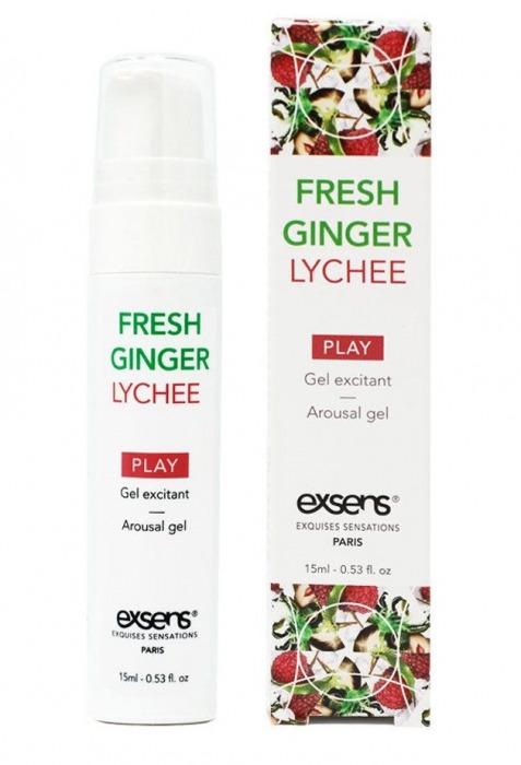 Возбуждающий гель Fresh Ginger Lychee Arousal Gel - 15 мл. - Exsens - купить с доставкой в Элисте