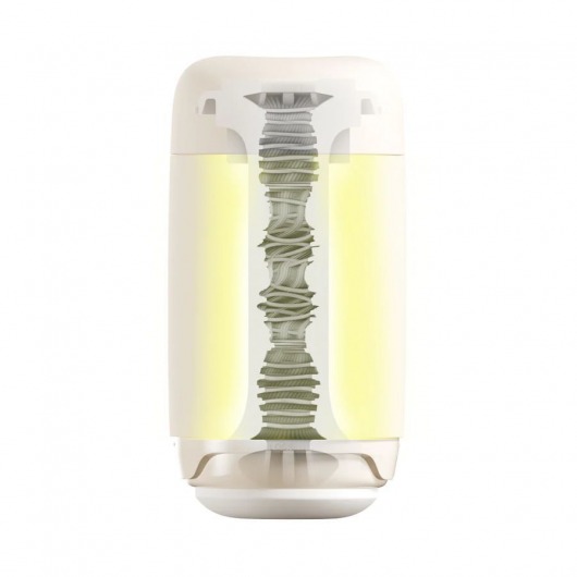 Бежевый мастурбатор Tenga Puffy - Tenga - в Элисте купить с доставкой