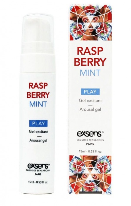 Возбуждающий гель Raspberry Mint с ароматом малины и мяты - 15 мл. - Exsens - купить с доставкой в Элисте