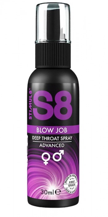 Лубрикант для орального секса S8 Deep Throat Spray - 30 мл. - Stimul8 - купить с доставкой в Элисте