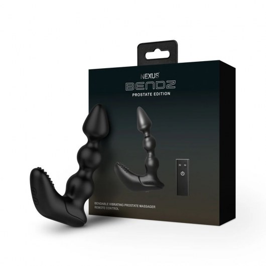 Черный вибростимулятор Nexus Bendz Prostate Edition - 14,1 см. - Nexus Range - в Элисте купить с доставкой