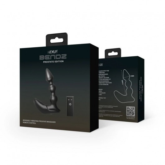 Черный вибростимулятор Nexus Bendz Prostate Edition - 14,1 см. - Nexus Range - в Элисте купить с доставкой