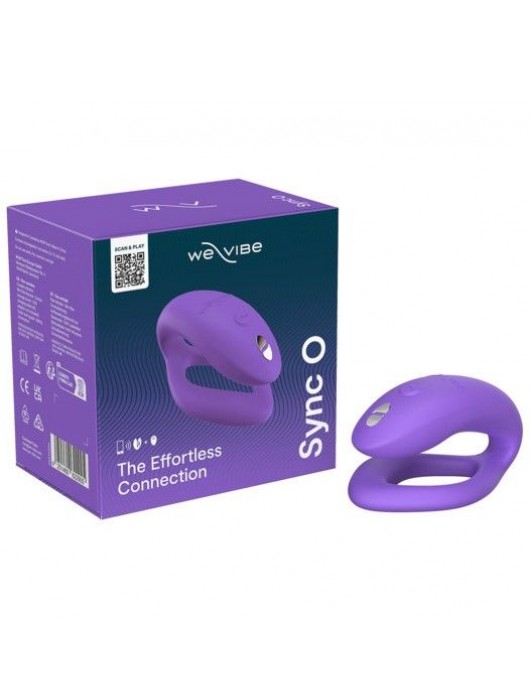 Фиолетовый вибратор для пар We-Vibe Sync O - We-vibe