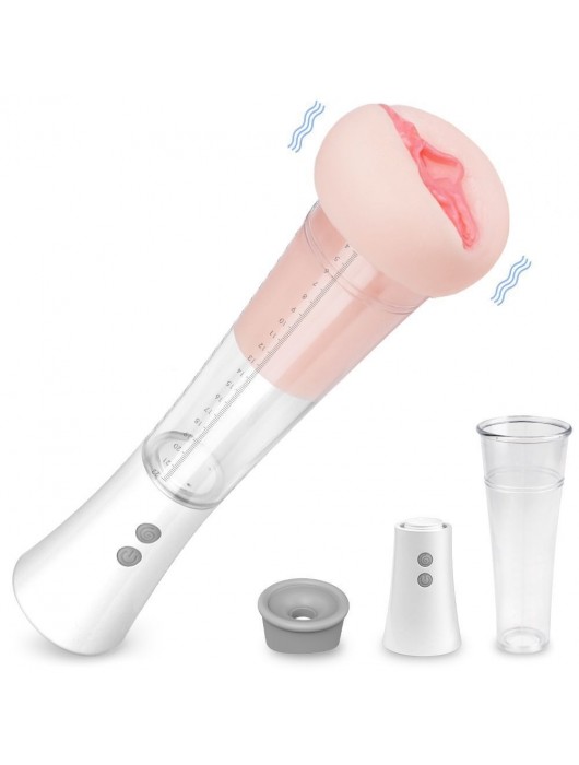 Автоматическая вакуумная помпа с реалистичной мягкой вставкой Max Kit - S-HANDE - в Элисте купить с доставкой