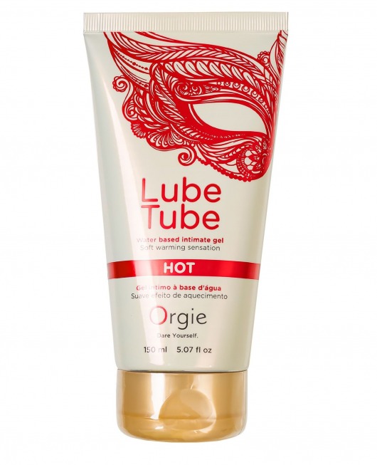 Интимный гель на водной основе Lube Tube Hot с разогревающим эффектом - 150 мл. - ORGIE - купить с доставкой в Элисте