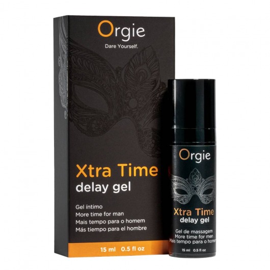 Продлевающий гель Orgie Xtra Time Delay Gel - 15 мл. - ORGIE - купить с доставкой в Элисте