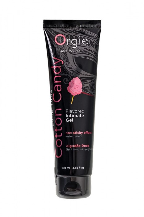 Интимный гель на водной осное Lube Tube Cotton Candy со вкусом сахарной ваты - 100 мл. - ORGIE - купить с доставкой в Элисте