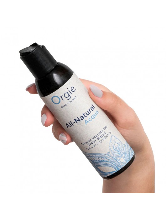 Интимный гель на водной основе Orgie All-Natural Acqua - 150 мл. - ORGIE - купить с доставкой в Элисте