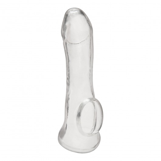 Прозрачная насадка на пенис Transparent Penis Enhancing Sleeve Extension - 15,9 см. - BlueLine - в Элисте купить с доставкой