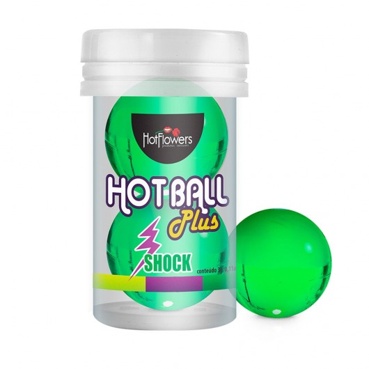 Лубрикант на силиконовой основе Hot Ball Plus с покалывающим эффектом (2 шарика по 3 гр.) - HotFlowers - купить с доставкой в Элисте