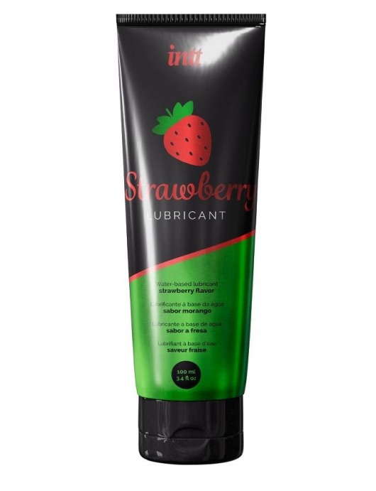 Смазка на водной основе с ароматом клубники Strawberry Lubricant - 100 мл. - INTT - купить с доставкой в Элисте