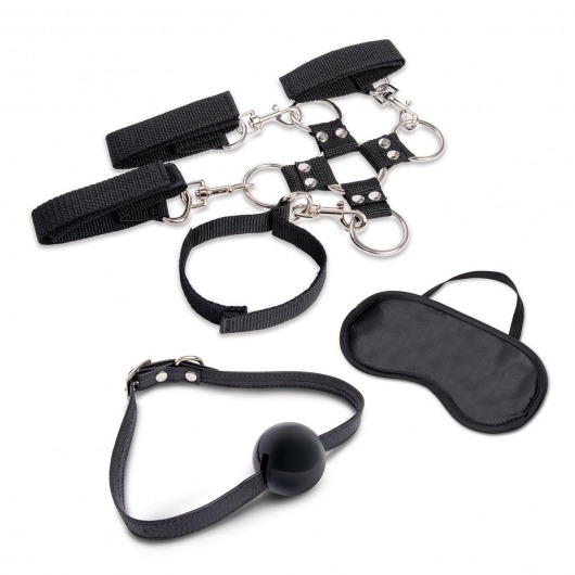 Набор для фиксации из 7 предметов Hogtie   Ball Gag Kit - Lux Fetish - купить с доставкой в Элисте