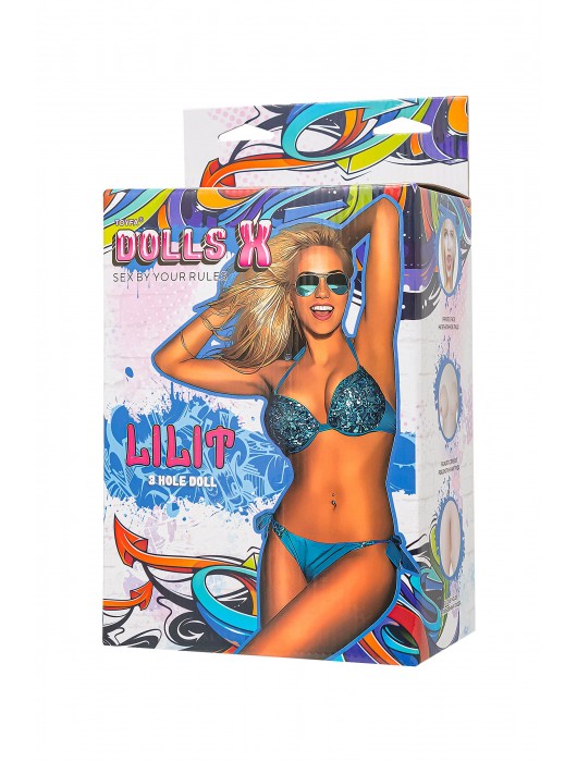 Надувная секс-кукла Lilit с тремя рабочими отверстиями - ToyFa - в Элисте купить с доставкой