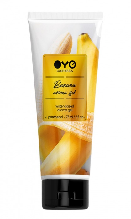 Лубрикант на водной основе OYO Aroma Gel Banana с ароматом банана - 75 мл. - OYO - купить с доставкой в Элисте