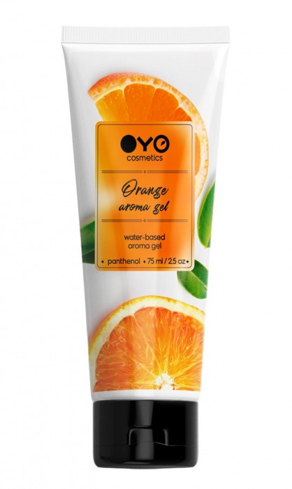 Лубрикант на водной основе OYO Aroma Gel Orange с ароматом апельсина - 75 мл. - OYO - купить с доставкой в Элисте