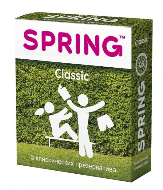 Классические презервативы SPRING CLASSIC - 3 шт. - SPRING - купить с доставкой в Элисте