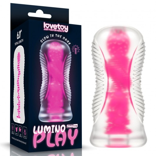 Светящийся в темноте мастурбатор 6.0 Lumino Play Masturbator - Lovetoy - в Элисте купить с доставкой