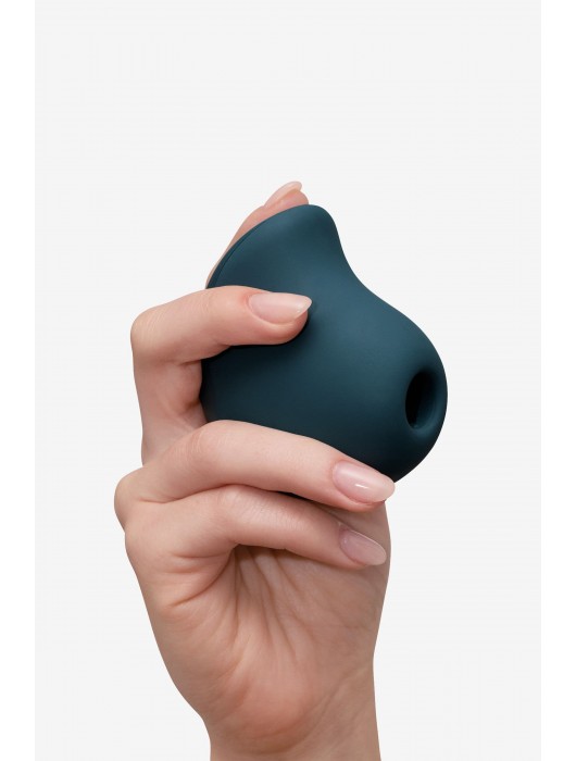 Темно-зеленый вакуум-волновой бесконтактный стимулятор клитора Mea - Fun Factory