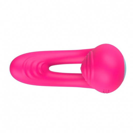 Розовое виброкольцо с пультом ДУ - I-MOON - в Элисте купить с доставкой