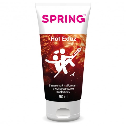 Согревающие интимный лубрикант Spring Hot Extaz - 50 мл. - SPRING - купить с доставкой в Элисте