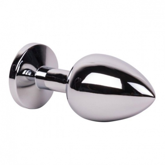 Большой стальной плаг с розовым кристаллом Pink Bubble Gum - 9,5 см. - Erotic Fantasy - купить с доставкой в Элисте