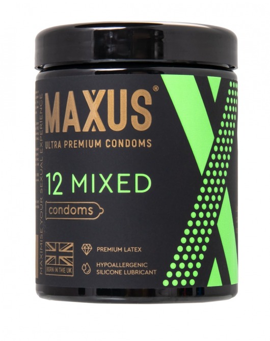 Презервативы MAXUS Mixed - 12 шт. - Maxus - купить с доставкой в Элисте