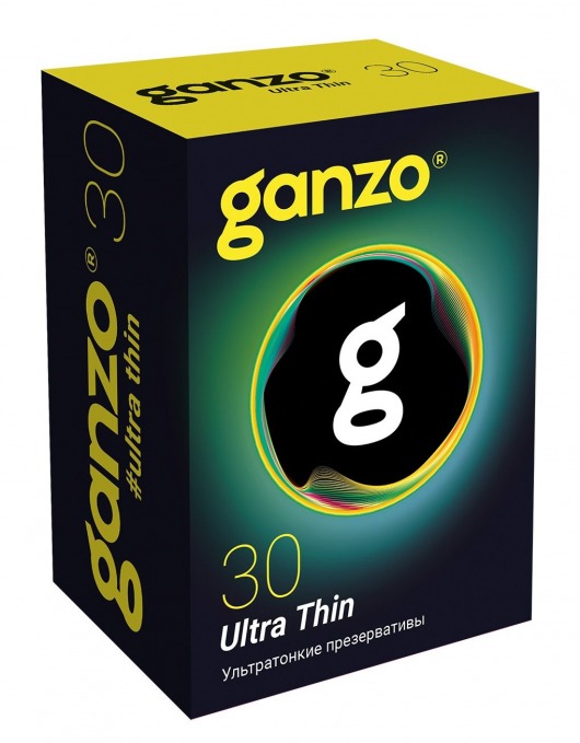 Супертонкие презервативы Ganzo Ultra thin - 30 шт. - Ganzo - купить с доставкой в Элисте