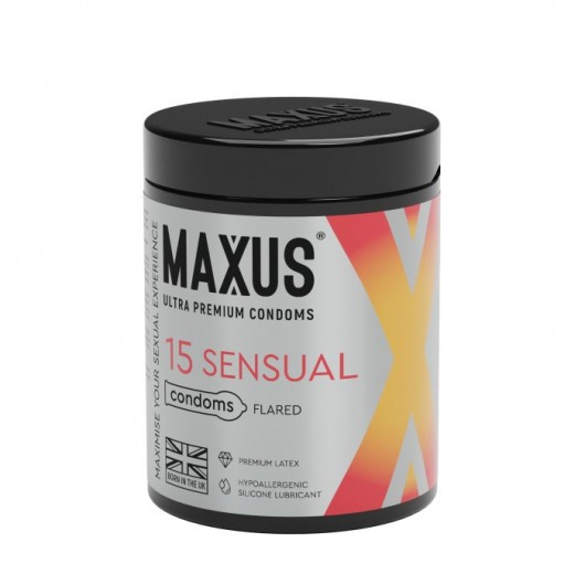 Анатомические презервативы MAXUS Sensual - 15 шт. - Maxus - купить с доставкой в Элисте