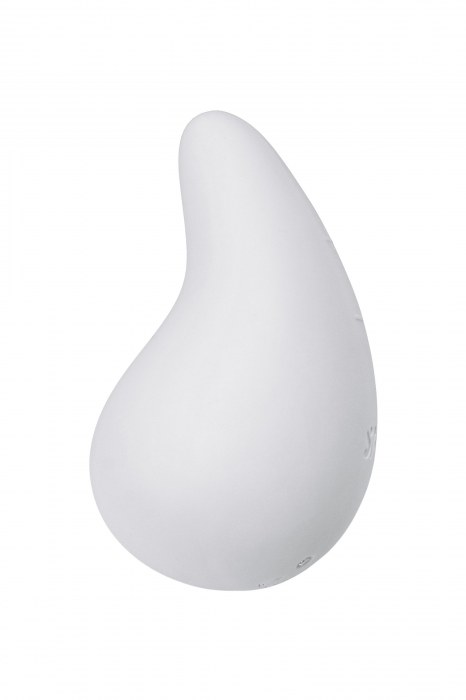 Белый вибромассажер в форме капли Dew Drop - Satisfyer