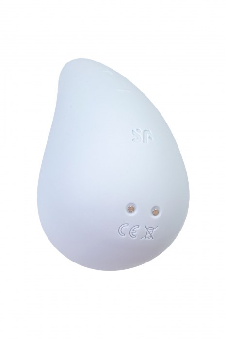 Голубой вибромассажер в форме капли Dew Drop - Satisfyer