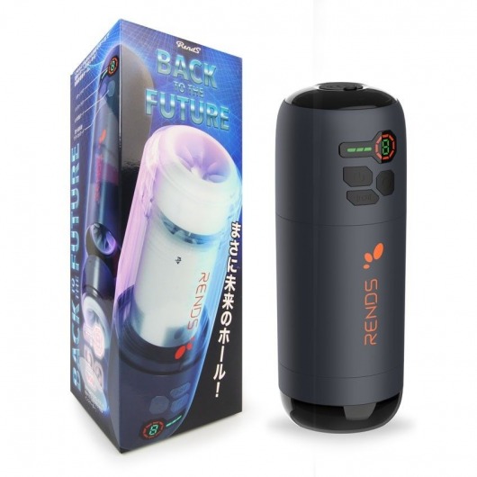 Черный вибромастурбатор Back To The Future - Rends - в Элисте купить с доставкой