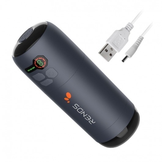 Черный вибромастурбатор Back To The Future - Rends - в Элисте купить с доставкой