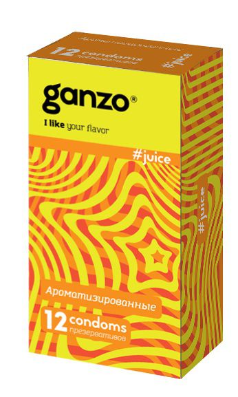 Ароматизированные презервативы Ganzo Juice - 12 шт. - Ganzo - купить с доставкой в Элисте