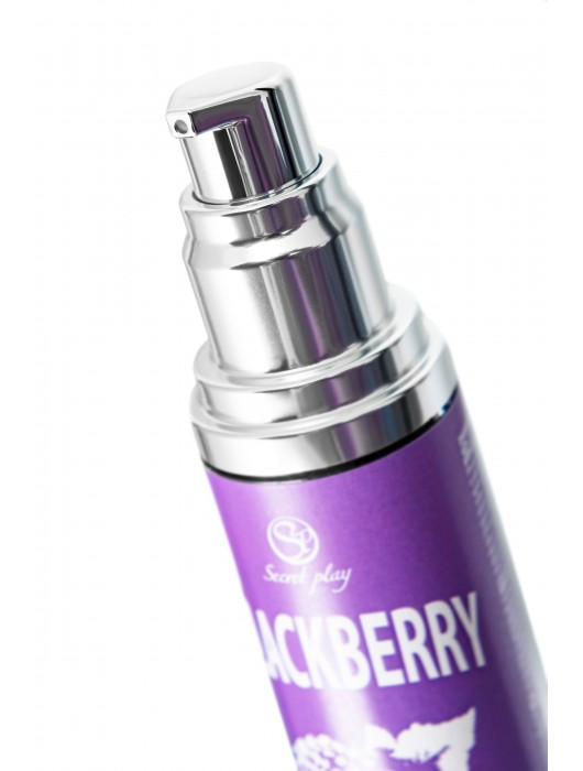 Массажное масло 2-в-1 Blackberry Hot Effect с разогревающим эффектом и вкусом ежевики - 50 мл. - Secret Play - купить с доставкой в Элисте