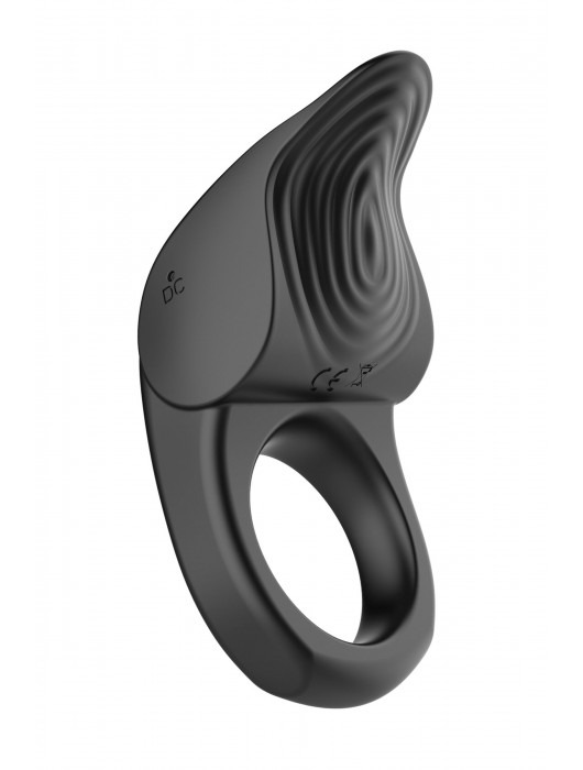 Черное эрекционное виброкольцо Vibro Lust Ring - MALESATION - в Элисте купить с доставкой